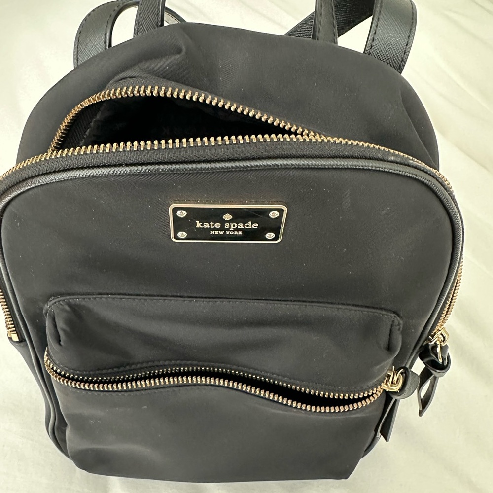 Kate Spade Backpack with Gold Details - Picture 6 of 9